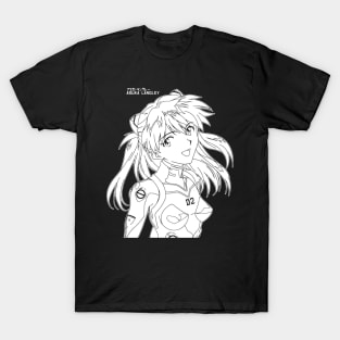 Charcoal Lines Best Pilot T-Shirt